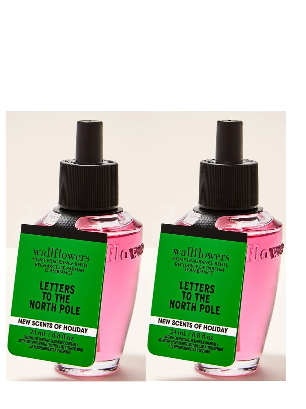 Bath & Body Works Pink "Letters to the North Pole" Wallflowers Refill (2-Pack)